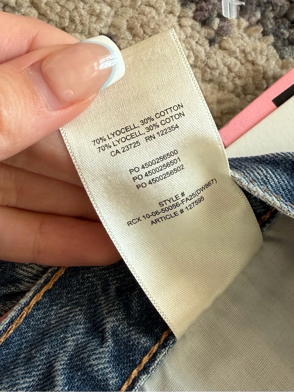 NWT Aritzia Denim Forum The 90’s Vintage Mid Rise Wide Leg Jeans - Picture 11 of 11